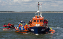 Exercice d'évacuation d'un navire en baie de Somme : de gros moyens maritimes déployés 