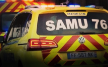 Une voiture percute un mur à Saint-Pierre-lès-Elbeuf, deux blessés dont un grave 