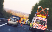 Accident sur l'A10 dans les Yvelines : 6 véhicules en cause, dont un poids-lourd