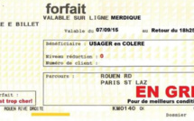 Usagers en colère : grève des billets aujourd'hui sur la ligne Le Havre - Rouen - Paris 