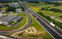 Autoroute A13 : le demi-diffuseur d'Heudebouville, équipé du péage en flux libre, inauguré ce matin