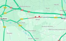 Marnière sous la RD 675 à Eturqueraye : la route fermée plusieurs mois entre Pont-Audemer et Bourg-Achard 