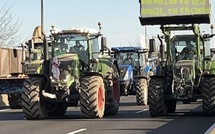 Des agriculteurs manifestent sur le port de Rouen pour dire non au Mercosur 