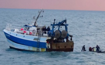 Deux chasseurs de mines de la Marine nationale en mission au large du Havre et d’Antifer