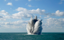 Deux chasseurs de mines sondent les fonds marins au large du Havre et d'Antifer