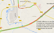 Bouchons sur l'A 28 en Seine-Maritime et difficultés de circulation sur l'A13 dans le Calvados