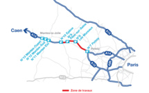 L'autoroute A13 en travaux cet été  : 10 km de chaussée rénovée entre Poissy et Épône (Yvelines)