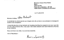 Attentat de Saint-Étienne du Rouvray : messages de soutien de Laurent Bonnaterre 